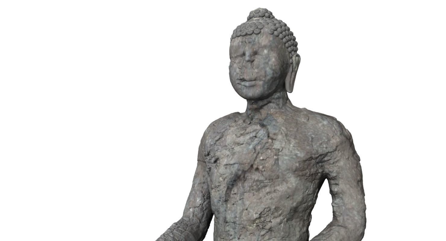 buddha statue 3d model 3D model_2