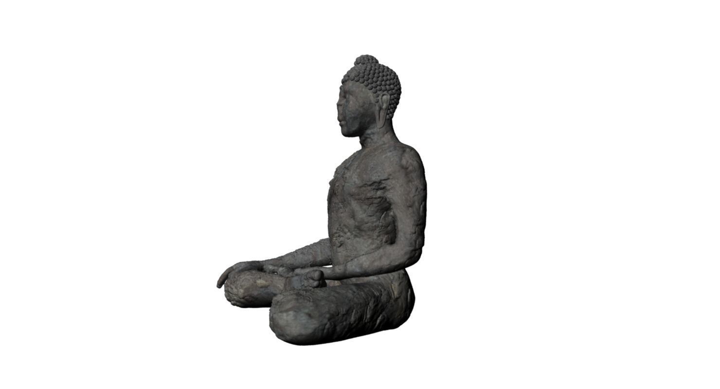 buddha statue 3d model 3D model_1