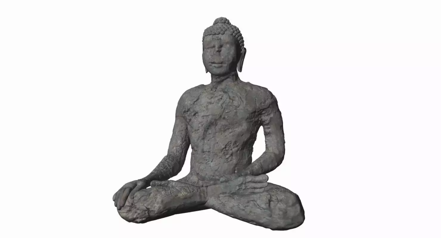 buddha statue 3d model 3D model_0