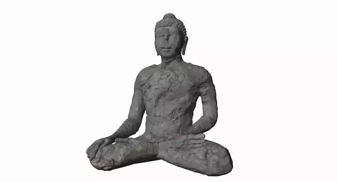 buddha statue 3d model