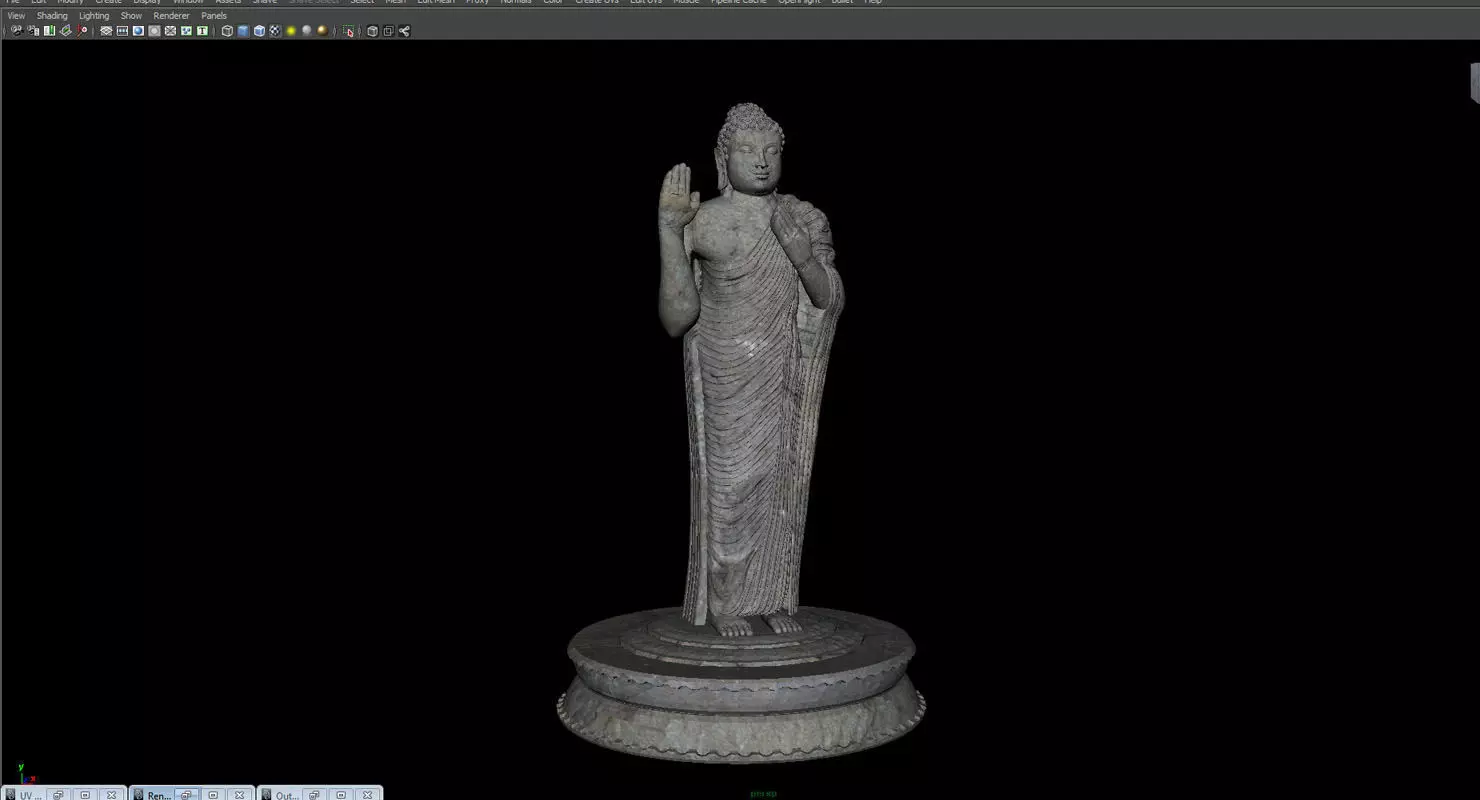 buddha 3d model buddha statue 3D model_0