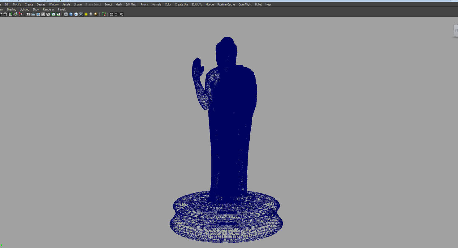 buddha 3d model buddha statue 3D model_4