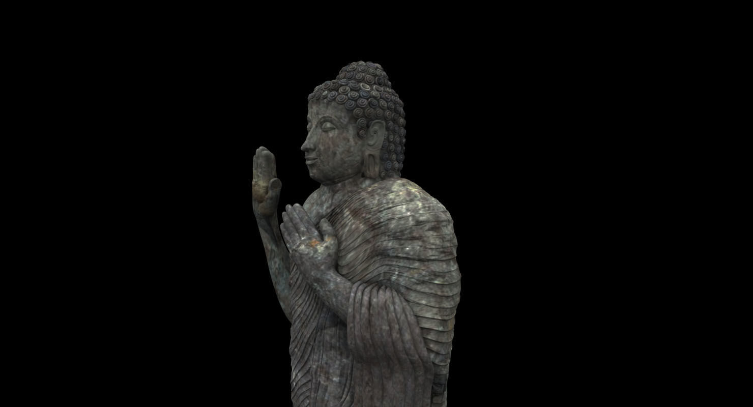 buddha 3d model buddha statue 3D model_2