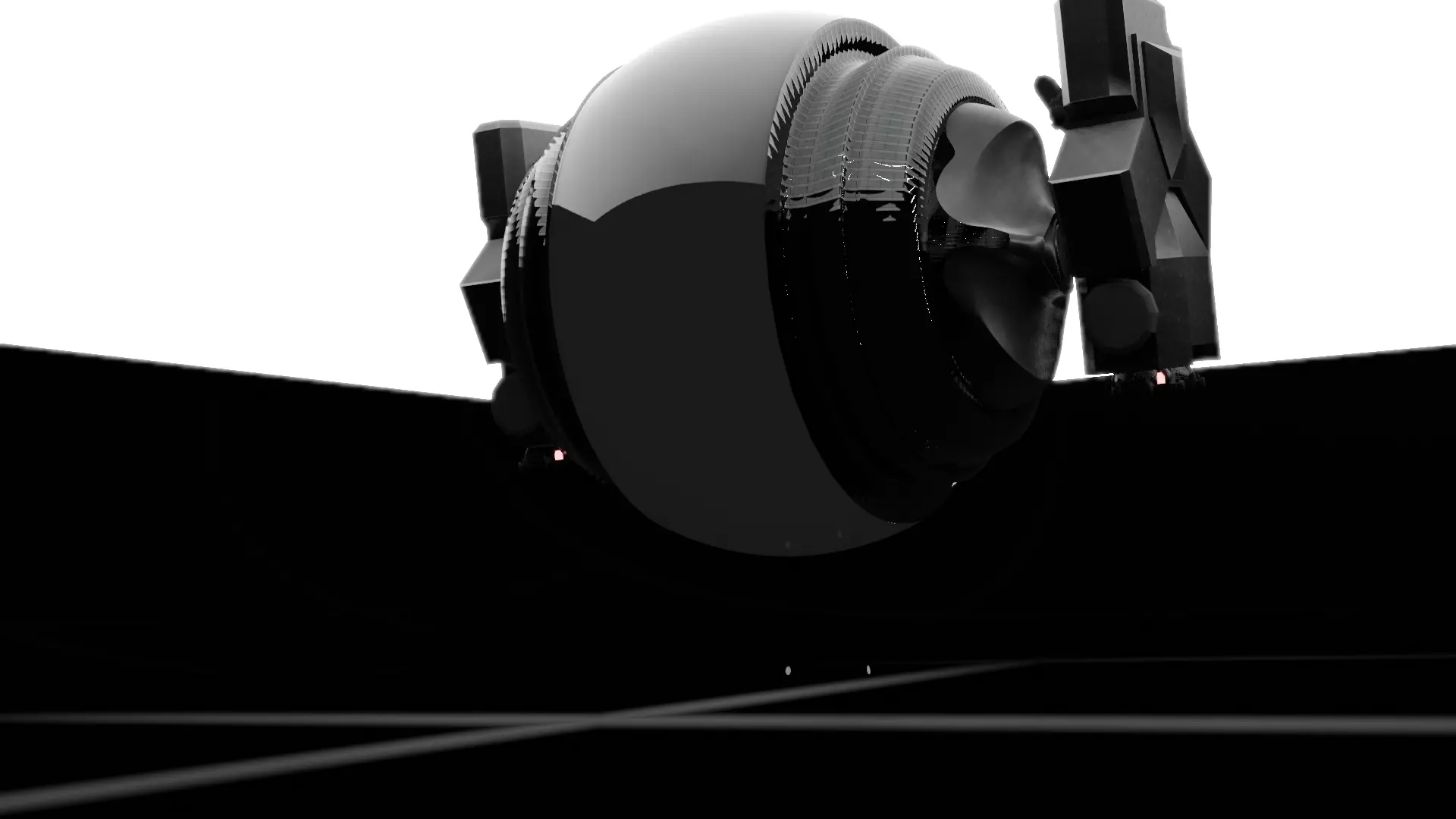 Drone futuristic robot 3D model