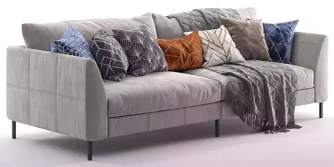 Loft sofa 260 cm 3D model
