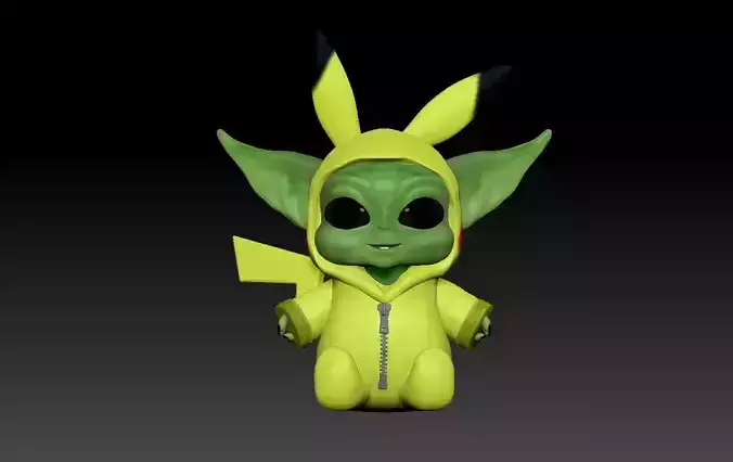 Baby Yoda Pikachu