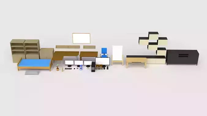 Interior Assets Low poly