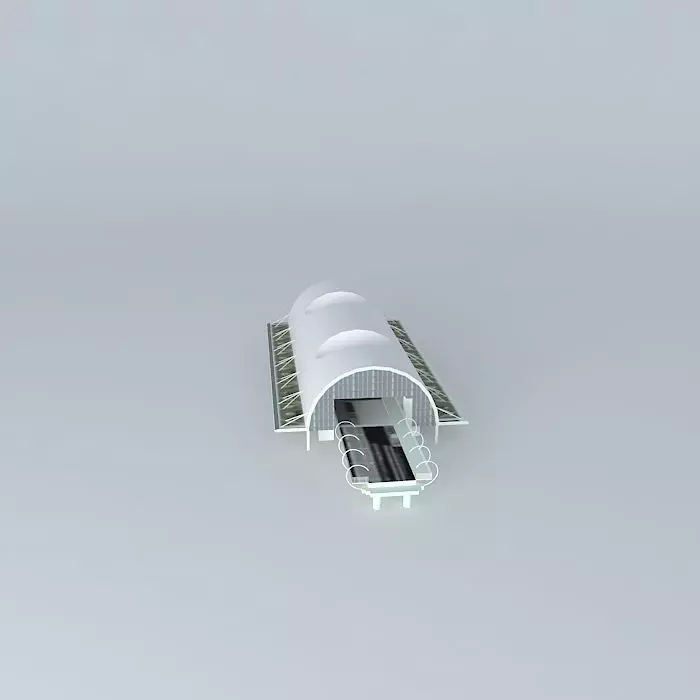 Metro Station Spijkenisse Center Free 3D model_0
