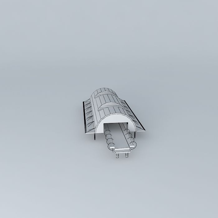 Metro Station Spijkenisse Center Free 3D model_4