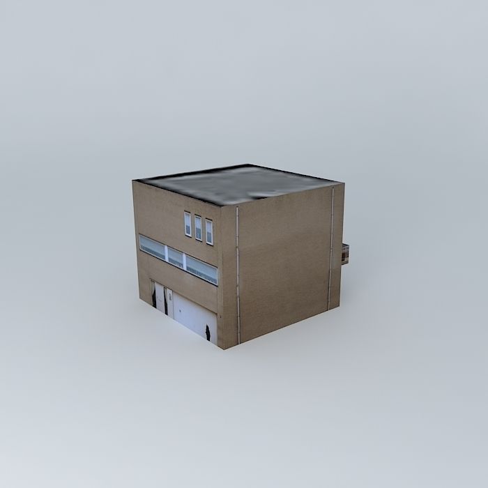 Nienoord Laan building Free 3D model_1