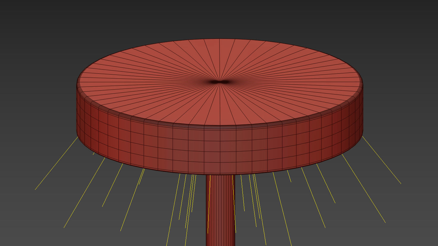 HISLE LUXCIOLE GM Table Lamp - 4 Different Metal Materials 3D model_4