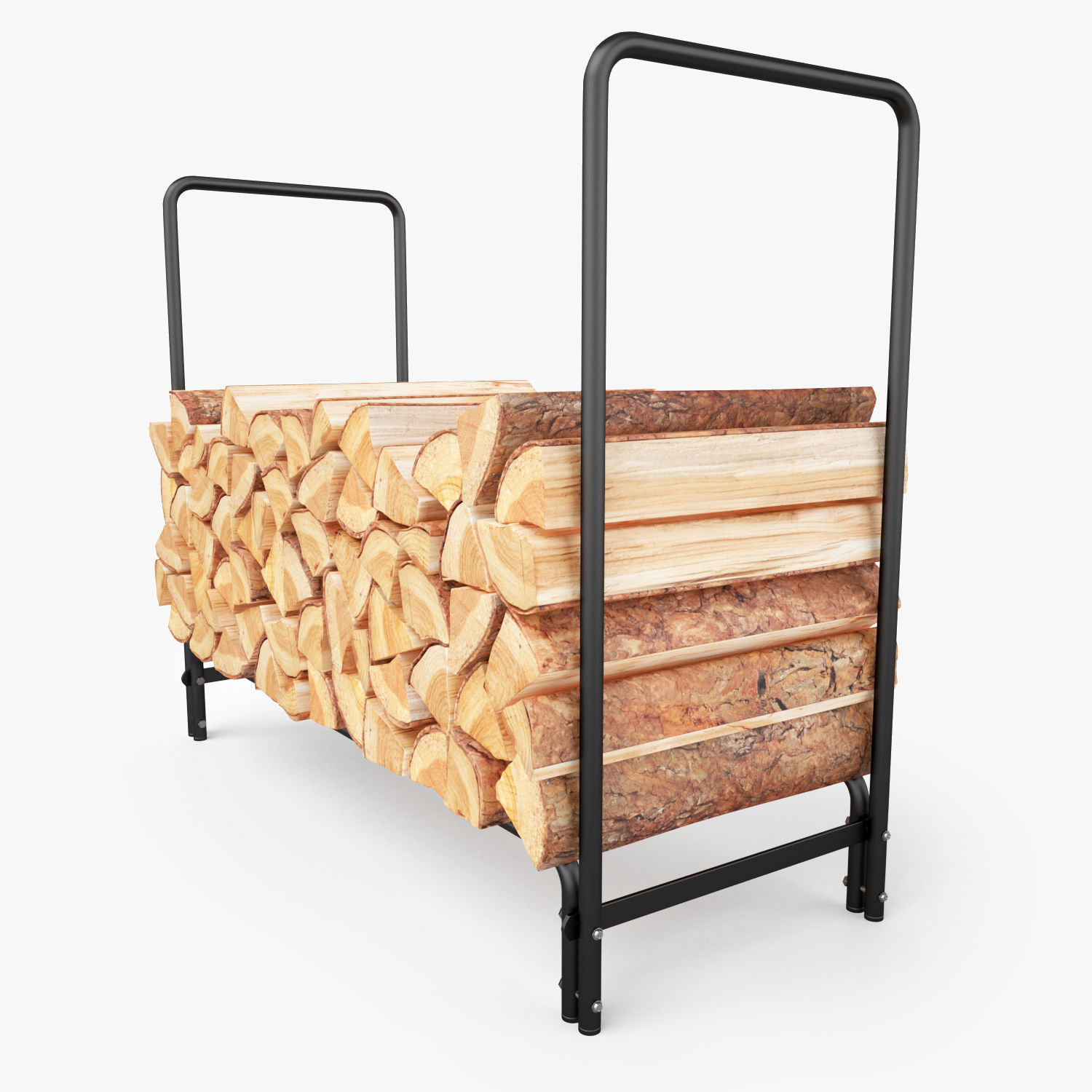Firewood Rack for Fireplaces 3D model_4