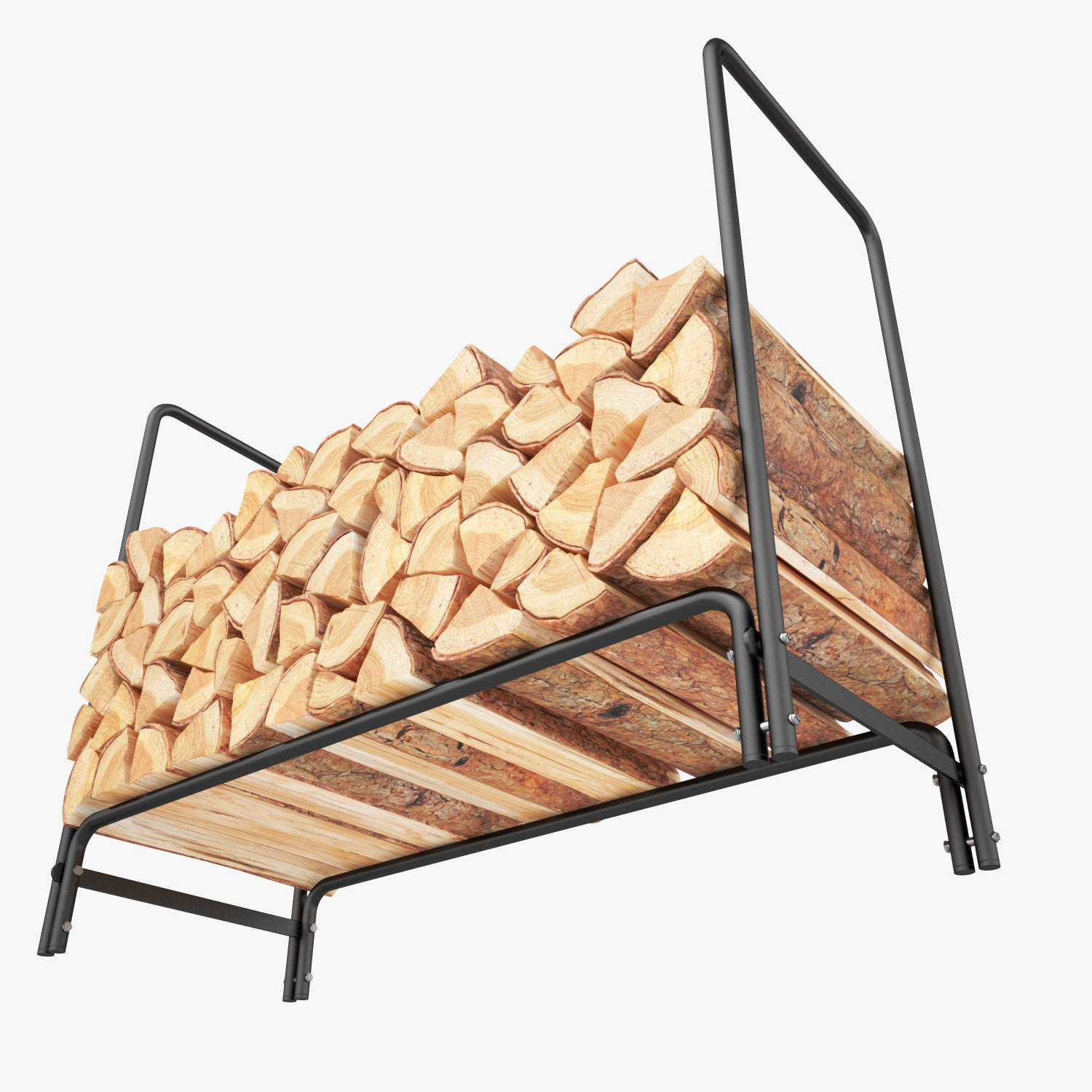 Firewood Rack for Fireplaces 3D model_5