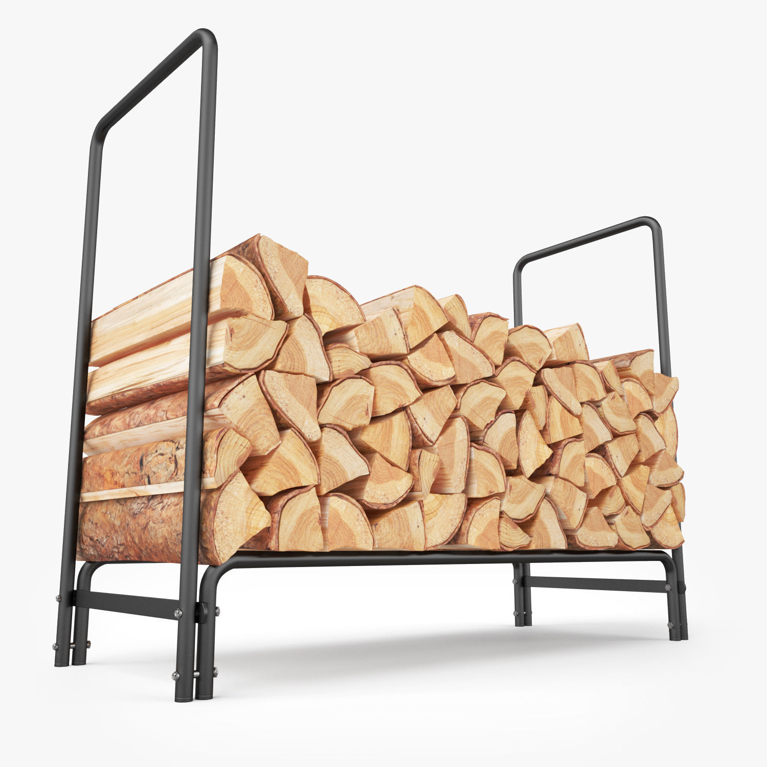Firewood Rack for Fireplaces 3D model_2