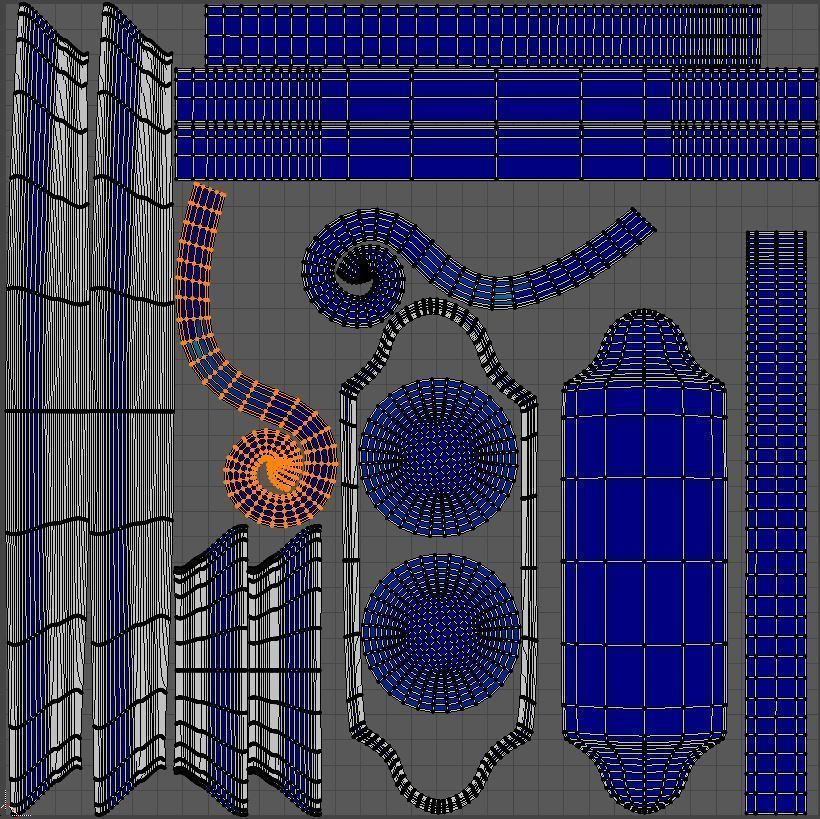winchester m12  3D model_18