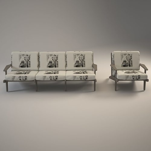 Gloster Bay Set 3D model CGTrader