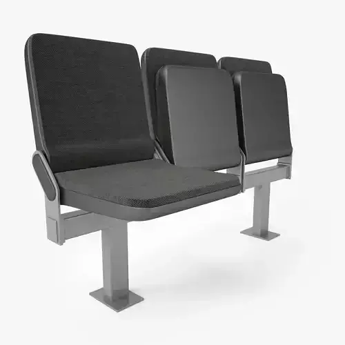 Figueras 800 Compac Auditorium Seating 3D Model 3D model