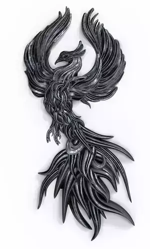 Phoenix golden 3D print model