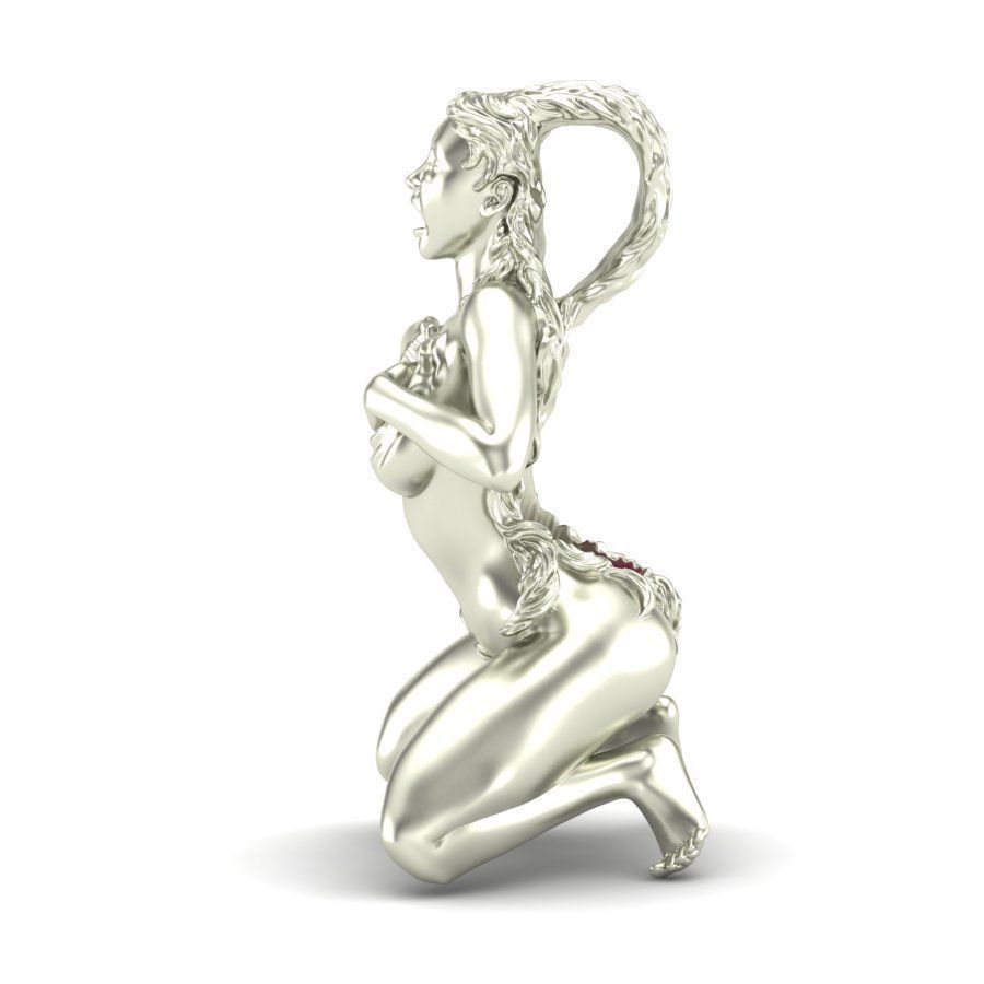 Pendant take my heart 3D print model_5