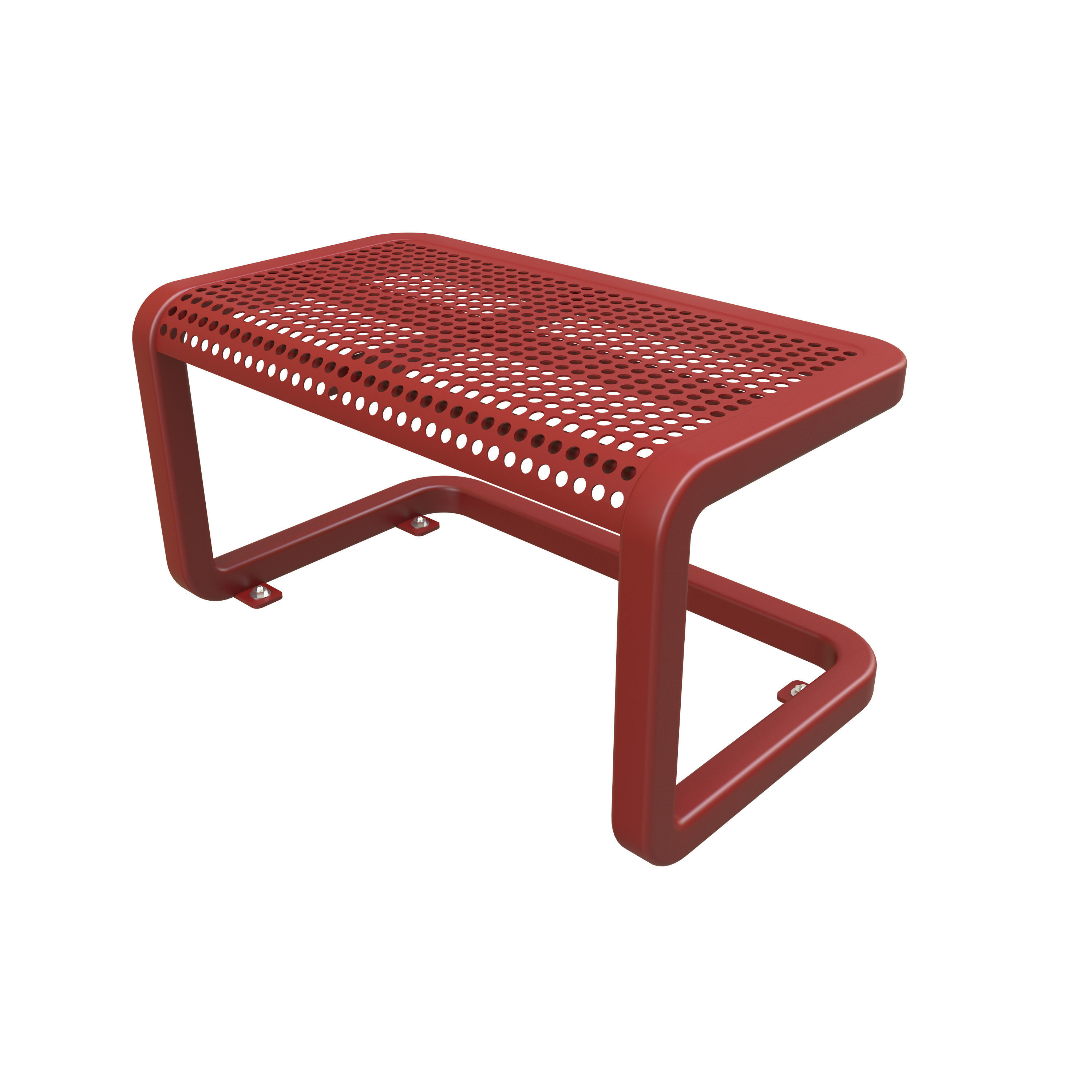 PERFORATED SINGLE SEAT 3D model_1