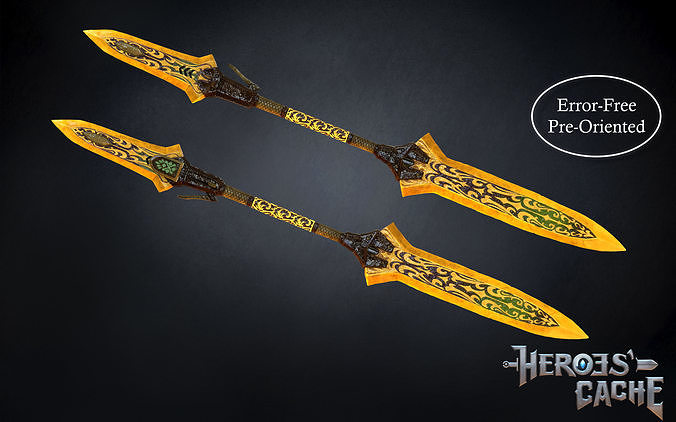 Monster Hunter World - Kulve Taroth Insect Glaive 3D print model