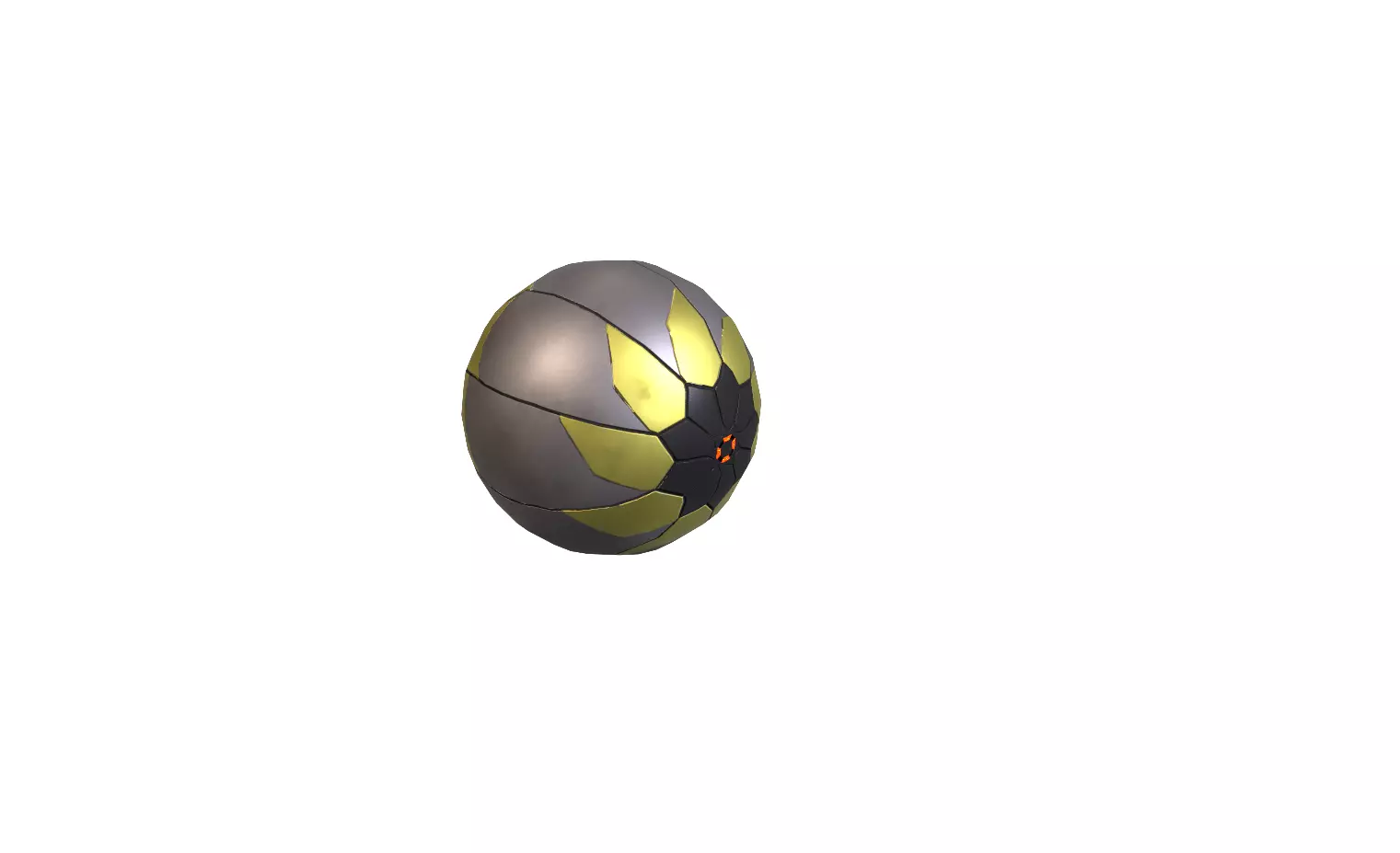 Sc fi mines Low-poly 3D model