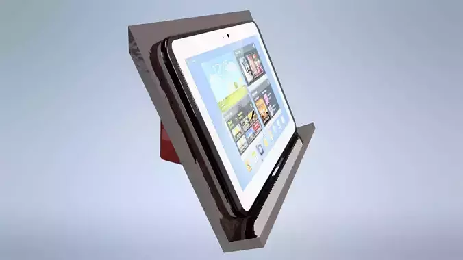 Wall console for tablet