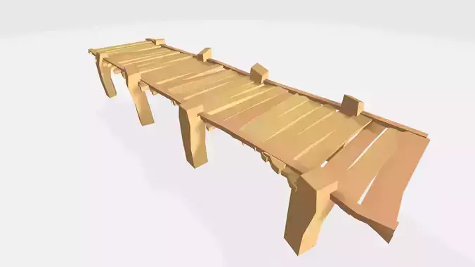 Low Poly Dock Bridge