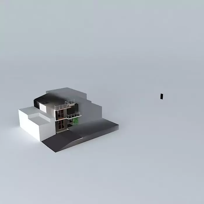 detached house rioja Free 3D model_0