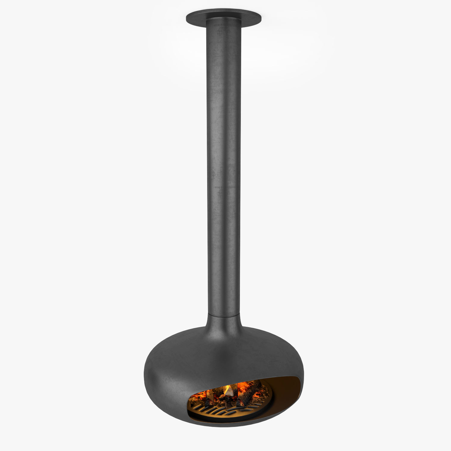 Focus Domofocus Hanging Fireplace 3D Model 3D model_5