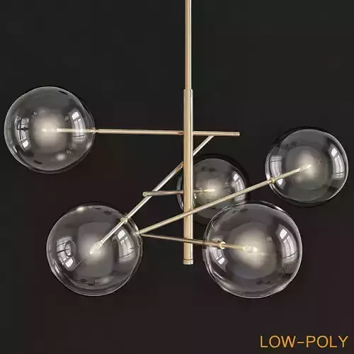 Bolle Gallotti Radice chandelier low poly 3d model