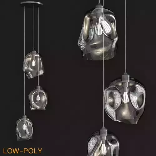INFINITY PENDANT LIGHTING low poly 3d model