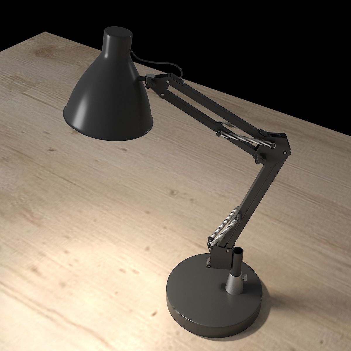 Desk Lamp 3D model_2