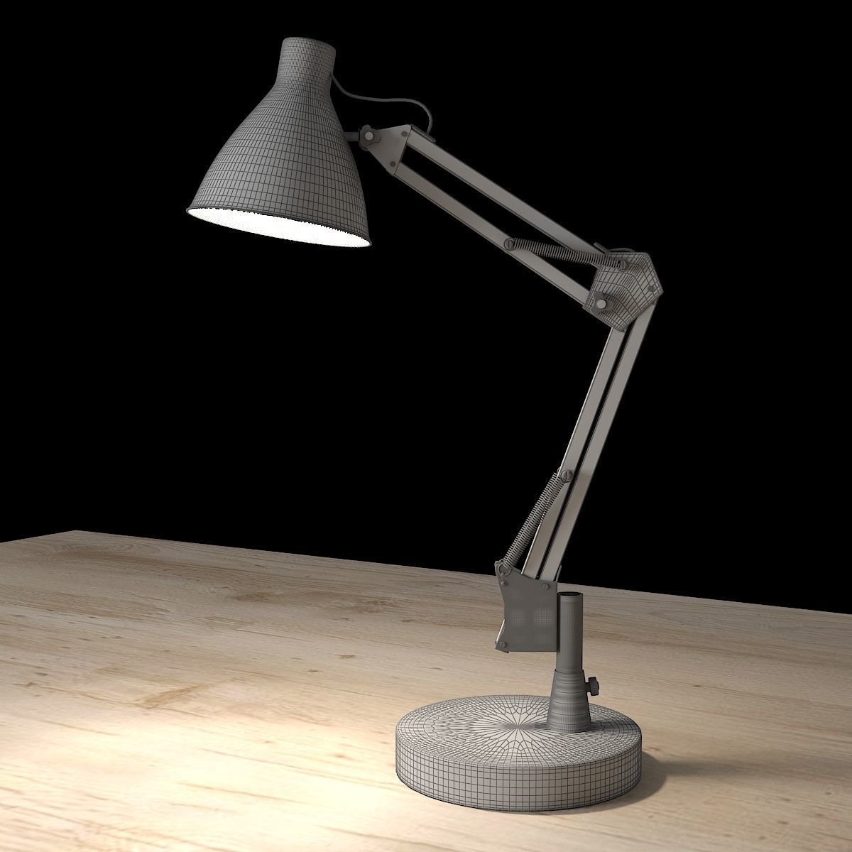 Desk Lamp 3D model_5