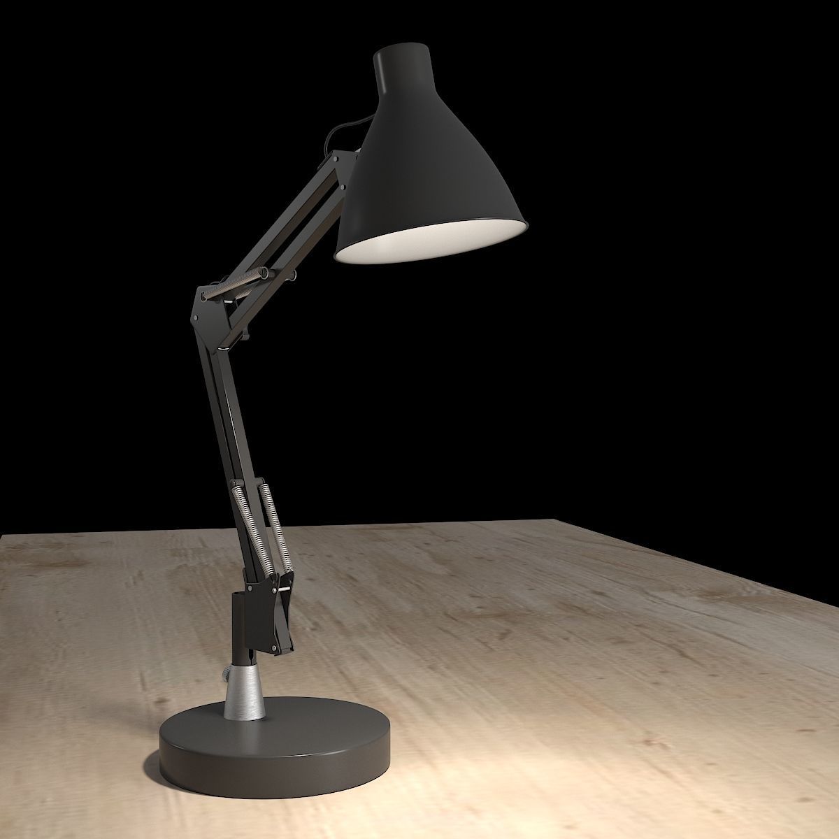 Desk Lamp 3D model_1
