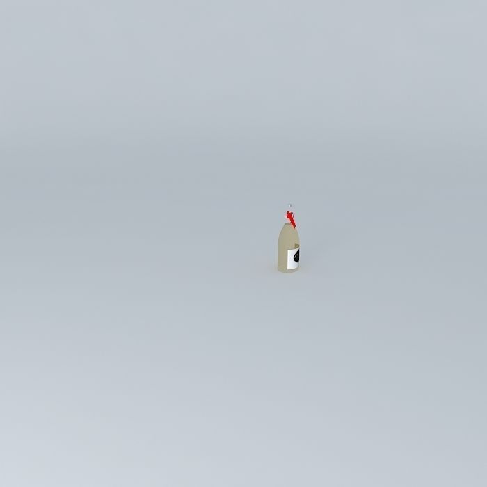 Oil bottle Free 3D model_1