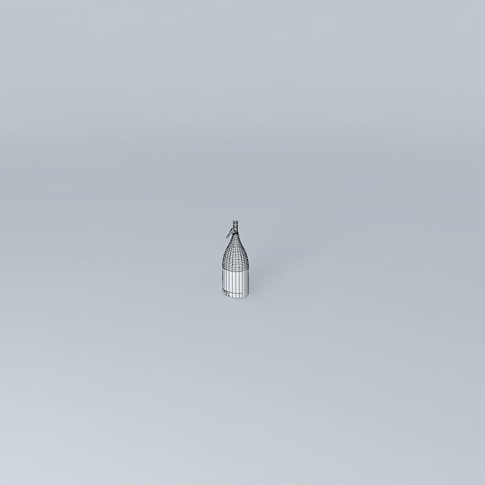 Oil bottle Free 3D model_3
