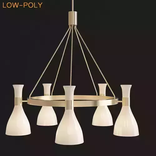 Medium Chandeliers - Dupage Lighting low poly 3d model