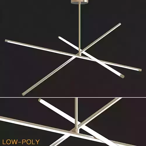 West Elm Ceiling Light low poly 3d model