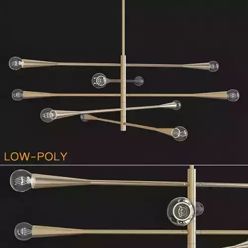 Suspendu KAIA NUEVO low poly 3d model