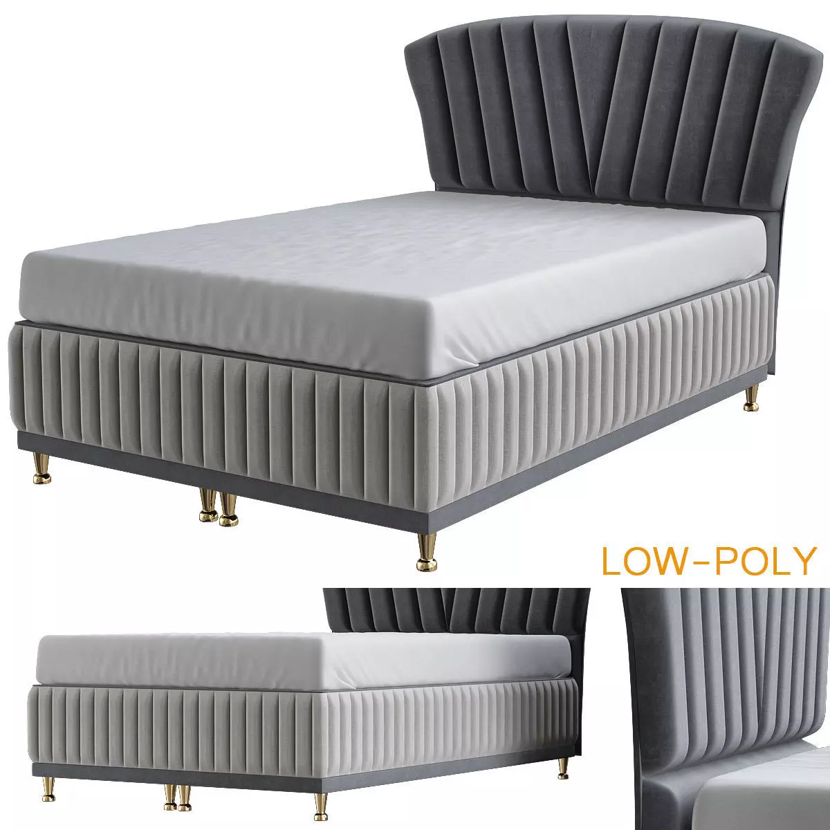 Bambi Comfotherm Baza low poly 3d model Low-poly 3D model
