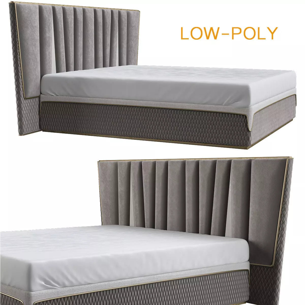 MAJESTIC L Majestic By Capital low poly 3d model Low-poly 3D model_0