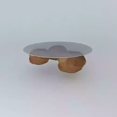 Coffee table - Water Free 3D model