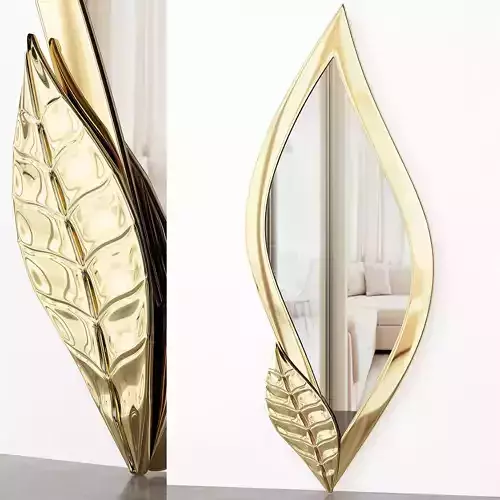 Cool mirrors low poly 3d model