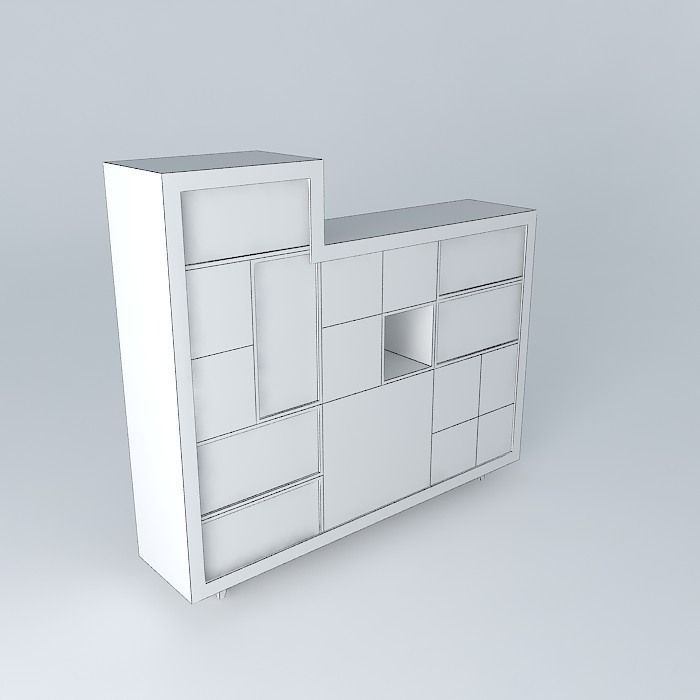 Shelf Cris Free 3D model_4