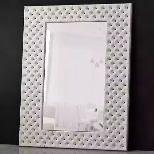 Restoration hardware mirror low poly 3d model