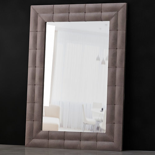 Mirror PASHA RIM low poly 3d model Low-poly 3D model