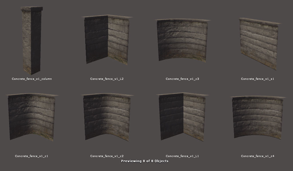 RPG FPS Game Assets for PC Mobile Industrial Set v6 Low-poly 3D model_53