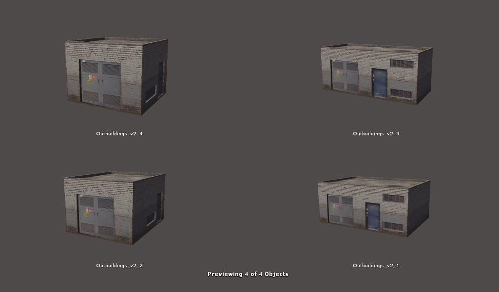 RPG FPS Game Assets for PC Mobile Industrial Set v6 Low-poly 3D model_44