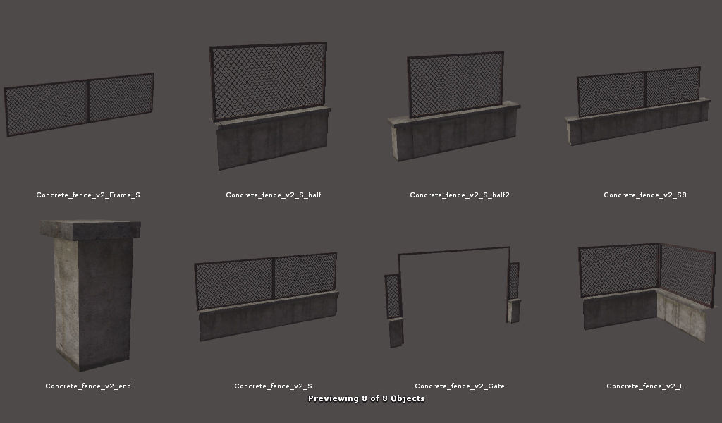 RPG FPS Game Assets for PC Mobile Industrial Set v6 Low-poly 3D model_55